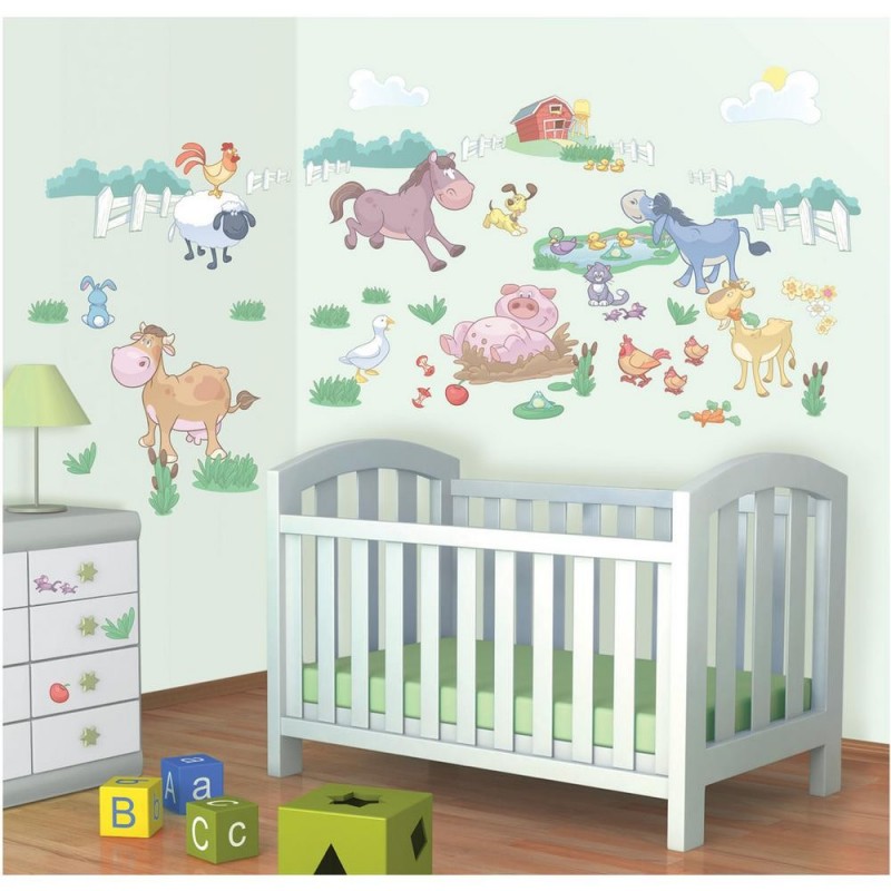Wall Stickers Baby fun on the Farm