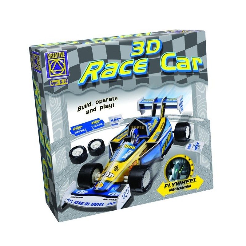 3D Race Car Kurybinis Rinkinys